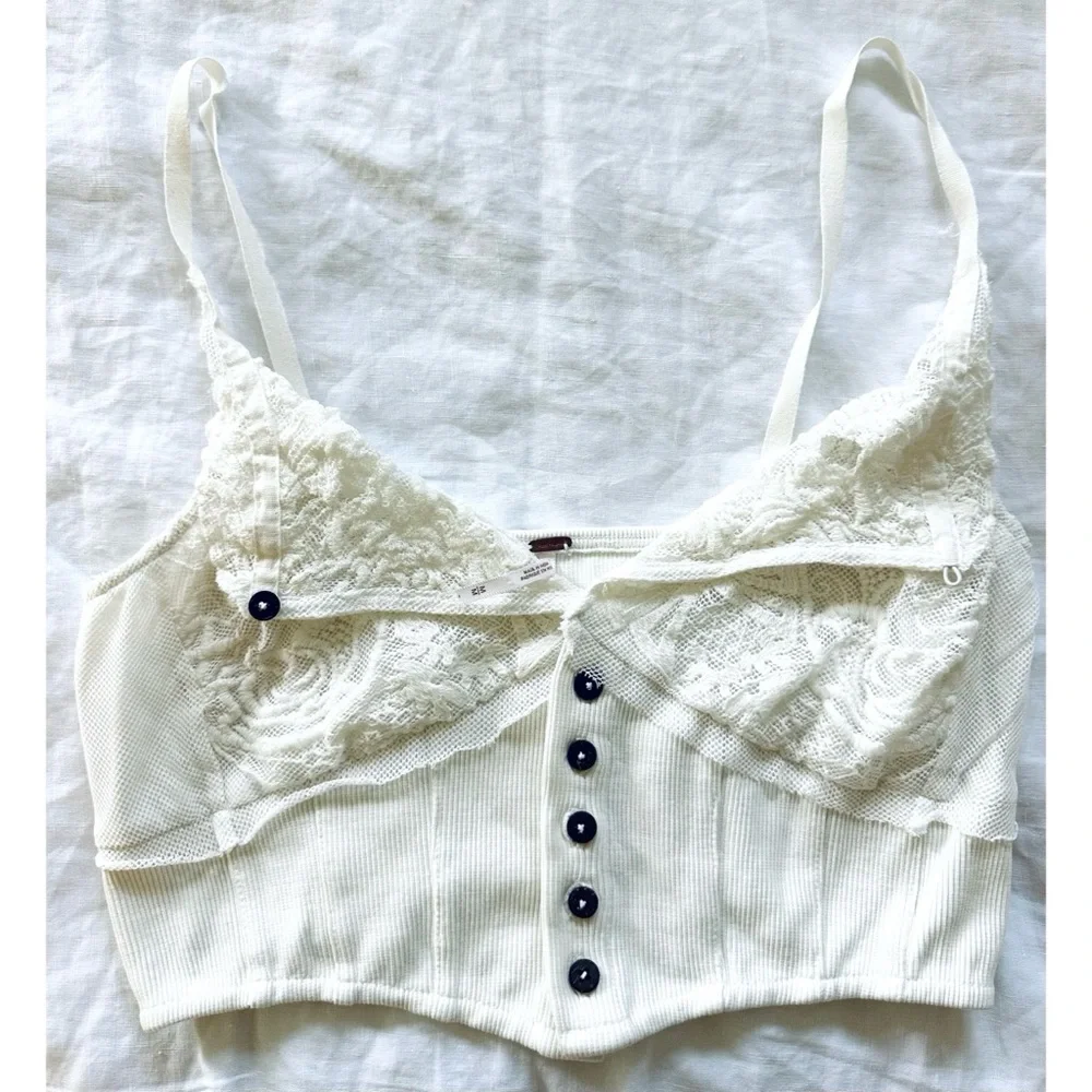 Free People Have My Heart Cropped Tank - Picture 5 of 9